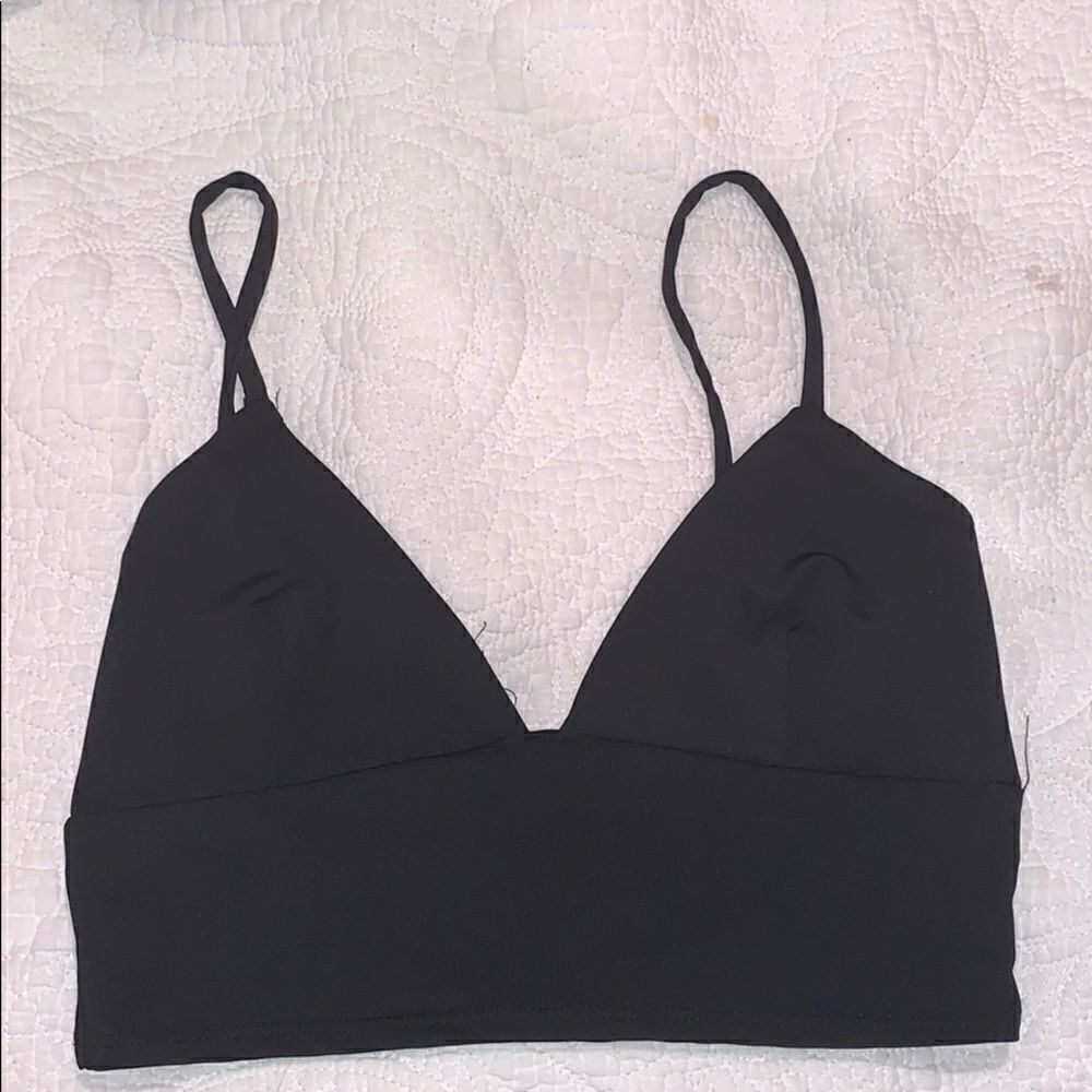 Cropped top black size XS/S